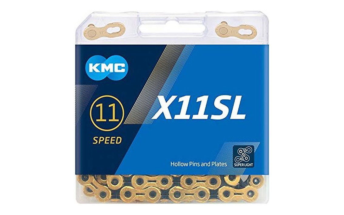 Grandinė KMC X11SL Ti-N Gold Black