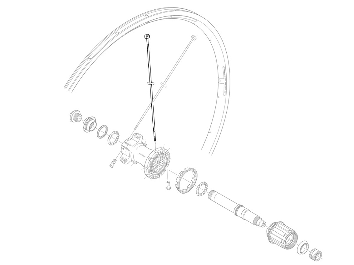 Stipinas Shimano 272 mm WH-R600-R