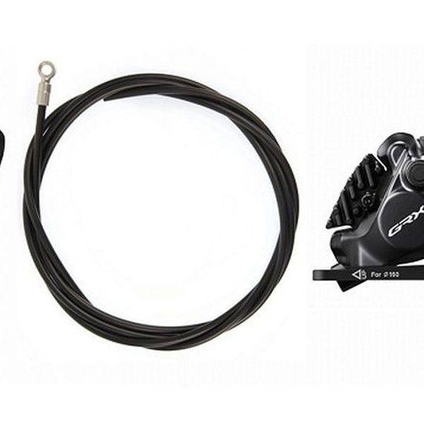 Stabdžių pavarų rankenėlė su hidrauliniais stabdžiais Shimano ST-RX820(L) BR-RX820(F) GRX