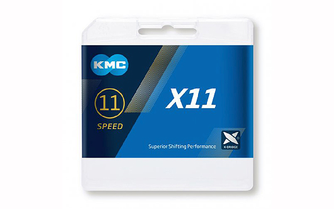Grandinė KMC X11 Silver Black