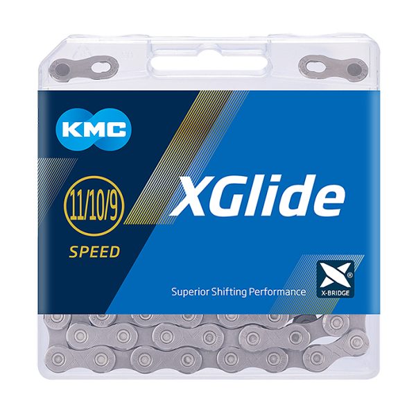 Grandinė KMC X-Glide Grey Long CUES