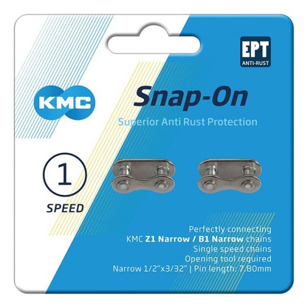 Grandinės sujungimas KMC Snap-On Narrow EPT Silver