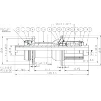 Stebulė galinė Novatec D572RSB-B12-XDR Dual Ratchet System