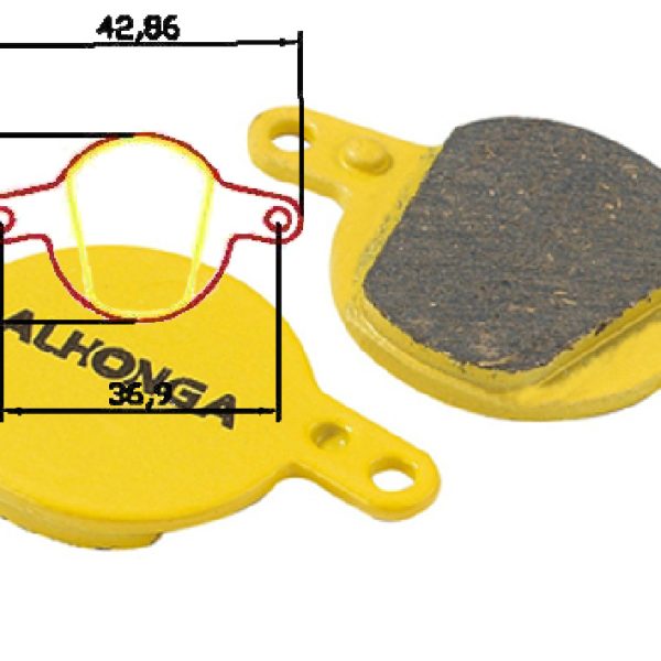 Stabdžių trinkelės D-brake Alhonga