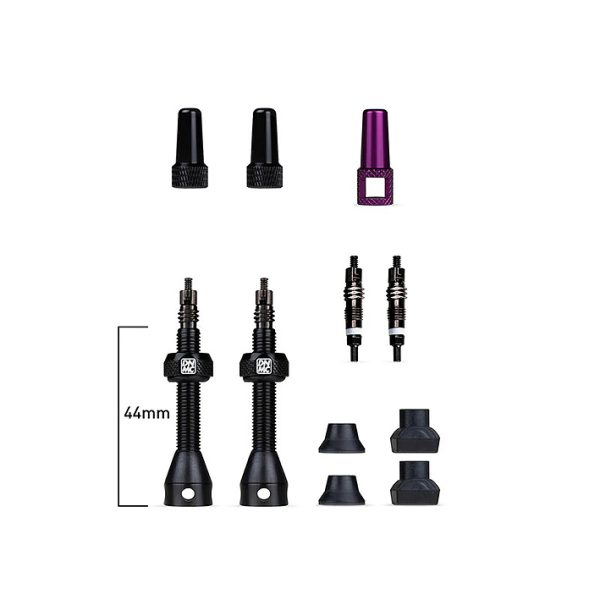 Ventilių bekamerinių komplektas Barkeeper Tubeless Valves 44mm Dynamic