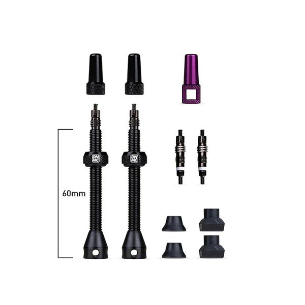 Ventilių bekamerinių komplektas Barkeeper Tubeless Valves 60 mm Dynamic