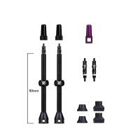 Ventilių bekamerinių komplektas Barkeeper Tubeless Valves 80 mm Dynamic