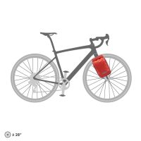 Krepšys Ortlieb Fork-Pack Plus Salsa - Dark Chili 5