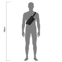 Krepšys Ortlieb Sling-Bag Metrosphere Black Embossed 5