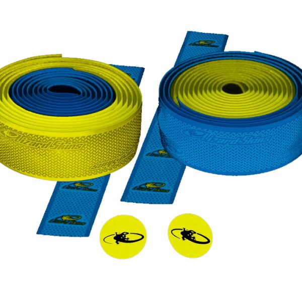 Vairo juosta Lizard Skins DSP V2 2.5 mm Dual Cobalt Blue/Neon