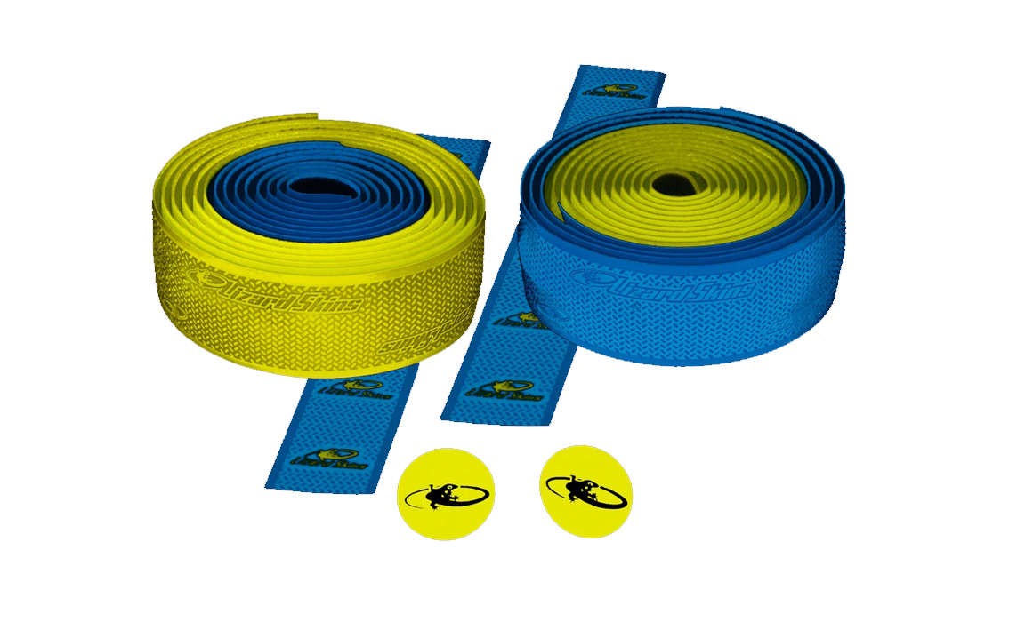 Vairo juosta Lizard Skins DSP V2 2.5 mm Dual Cobalt Blue/Neon