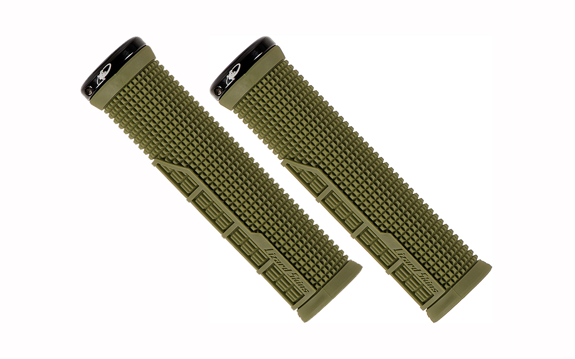 Vairo rankenėlės Lizard Skins Machine Lock-On Olive Green 31 mm