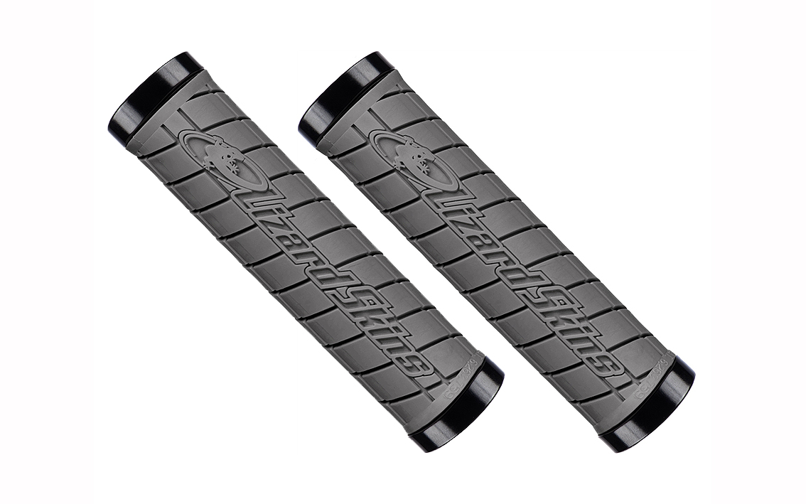 Vairo rankenėlės Lizard Skins Logo Lock-On Graphite 31.75 mm