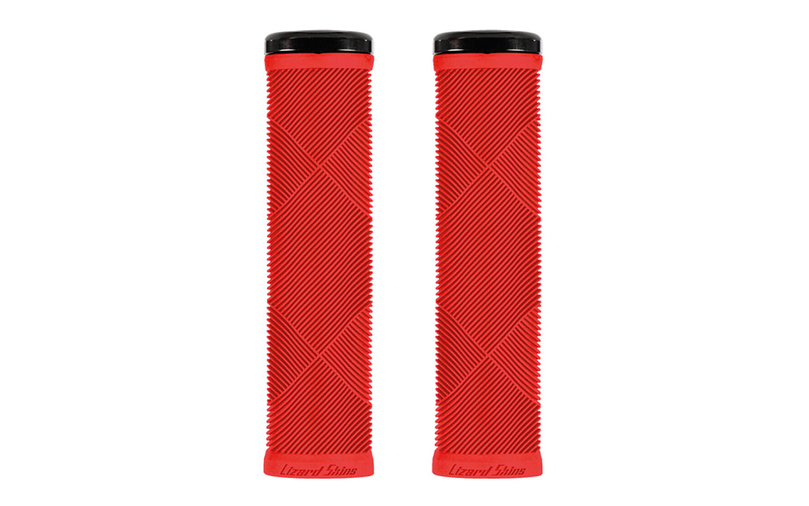 Vairo rankenėlės Lizard Skins Strata Single Lock-On Candy Red 32.25 mm