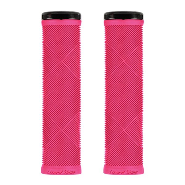 Vairo rankenėlės Lizard Skins Strata Single Lock-On Neon Pink 32.25 mm