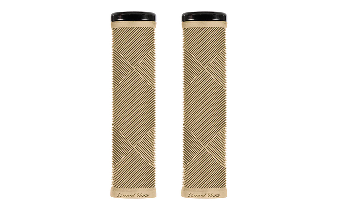 Vairo rankenėlės Lizard Skins Strata Single Lock-On Sand Tan 32.25 mm