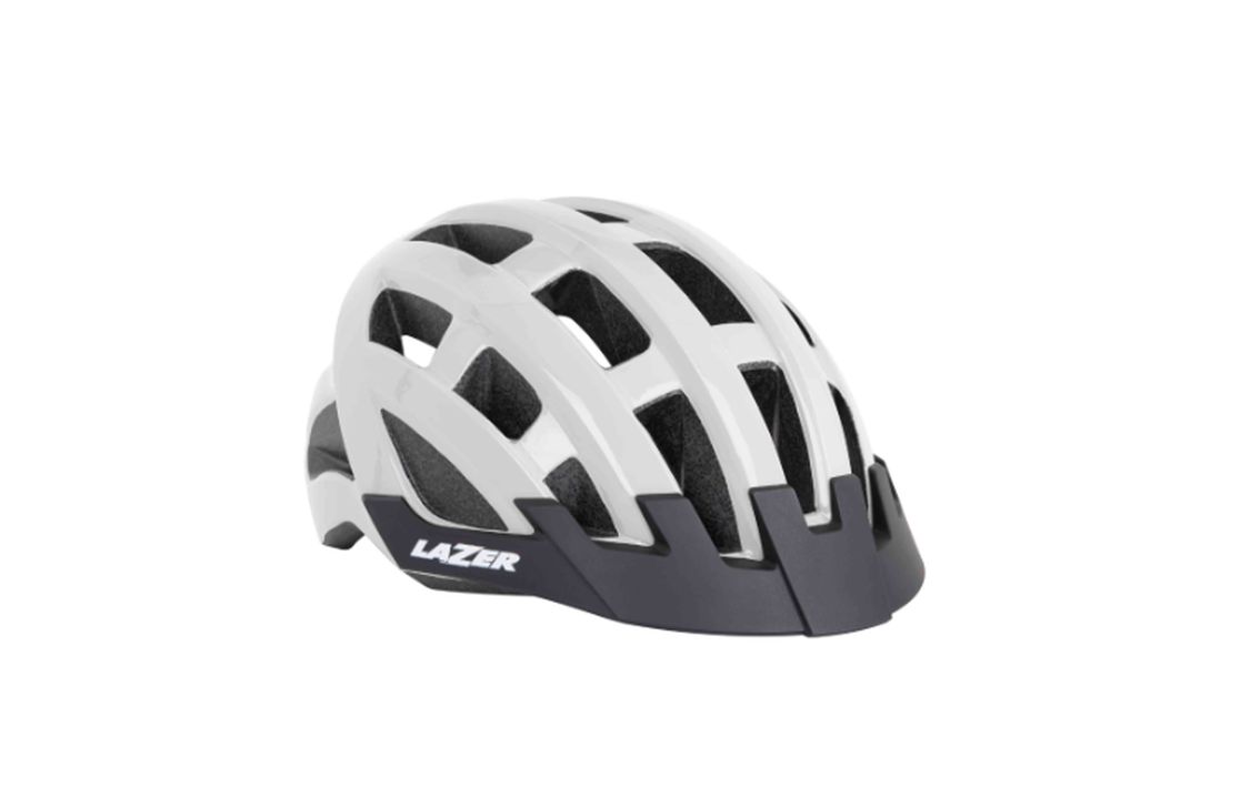 Šalmas dviratininkui Lazer Compact White