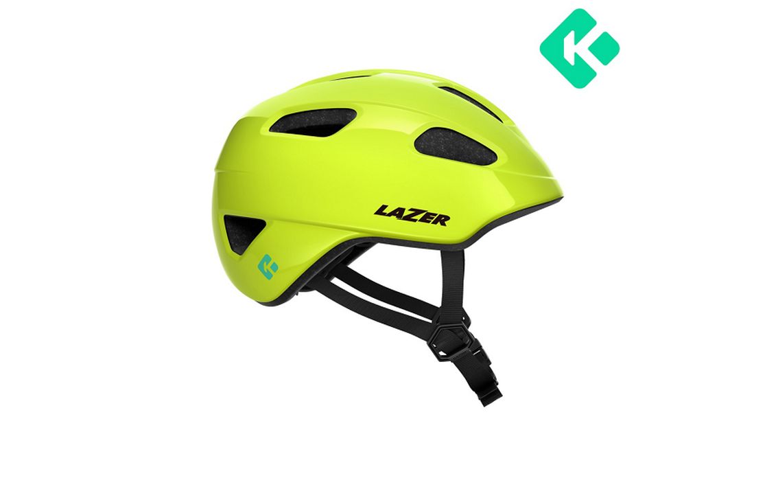 Šalmas dviratininkui Lazer Nutz 2.0 KinetiCore Flash Yellow