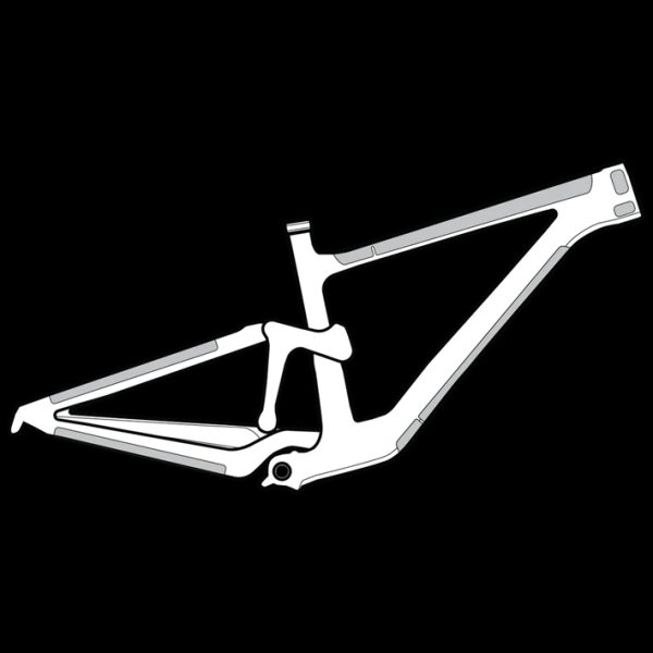 Apsauga rėmui Lizard Skins Frame Wrap Frame Kit