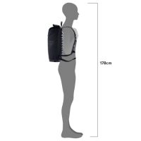 Kuprinė Ortlieb Commuter-Daypack High-Vis Black Reflective 5