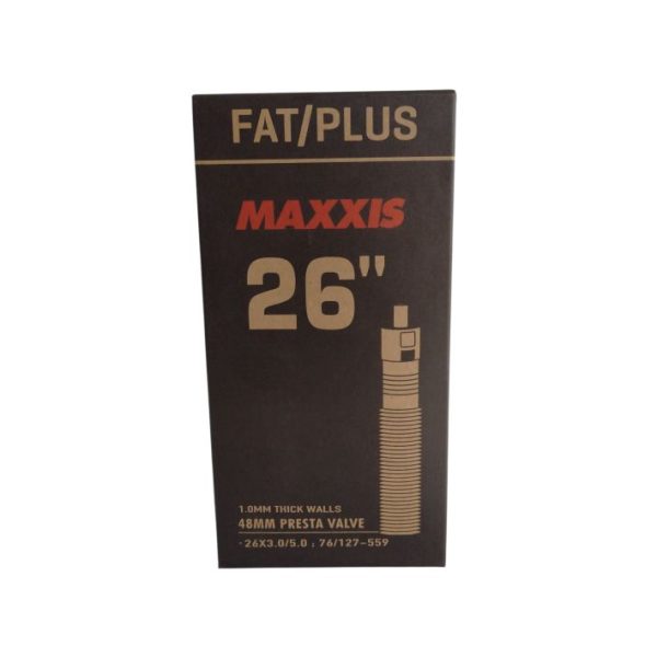 Kamera dviračiui Maxxis 26 x 3.0/5.0 Presta 48 mm Fat/Plus