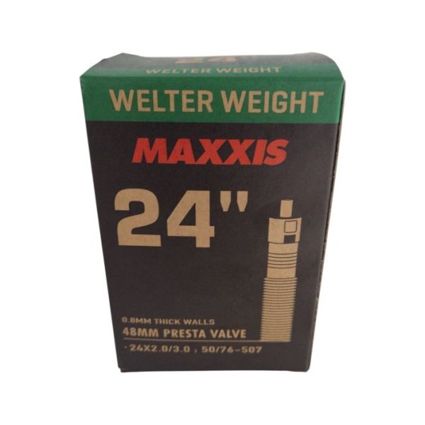 Kamera dviračiui Maxxis 24 x 2.0/3.0 Presta 48 mm Welterweight