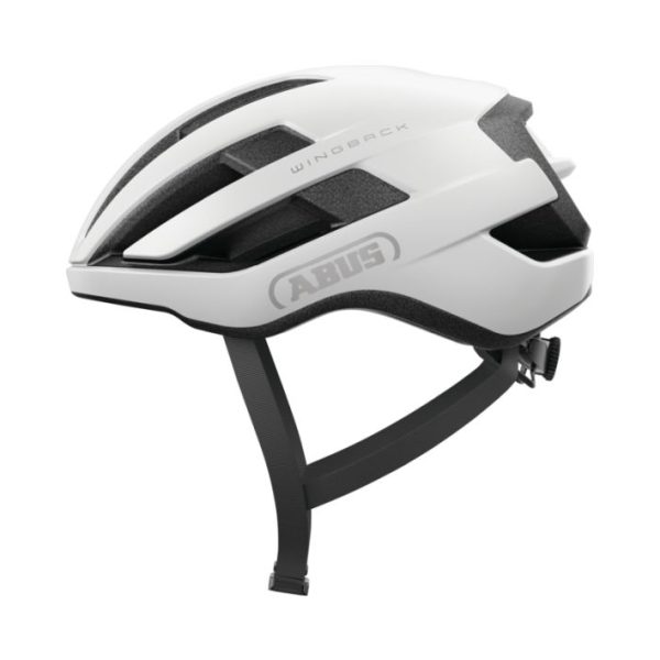 Šalmas dviratininkui ABUS WingBack Polar White