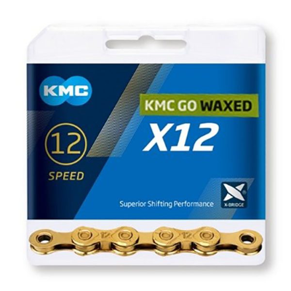 Grandinė KMC X12 Ti-N Gold Waxed