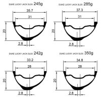 Ratų komplektas 29 Duke Lucky Jack SLS5 6ters 31/28 mm/ DT 350 SP SRAM XD 15 x 110 mm 2