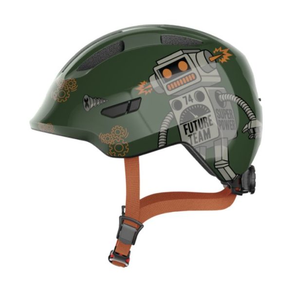 Šalmas dviratininkui ABUS SMILEY 3.0 Green Robo