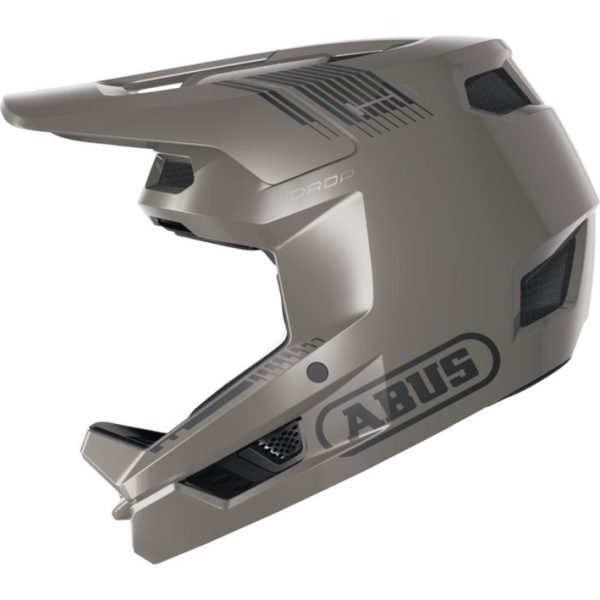 Šalmas dviratininkui ABUS HiDrop Dust Grey