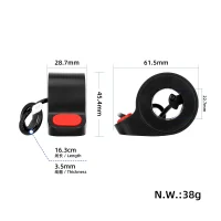Akceleratorius Xiaomi M365 Pro / Pro2 / 1S (raudonas)