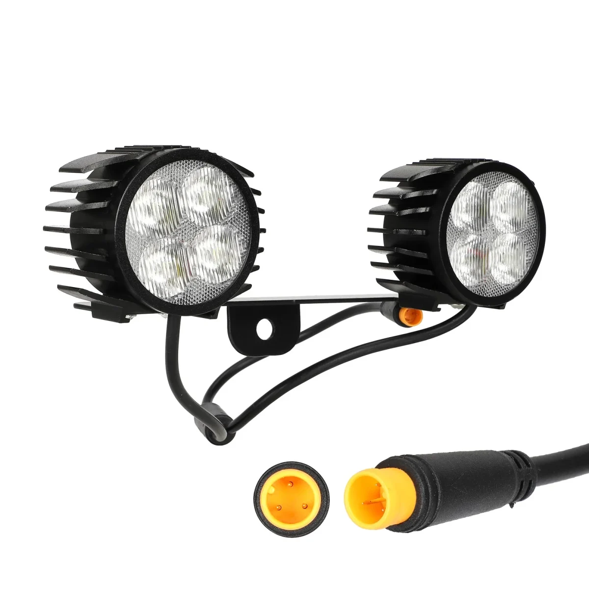 Dvigubas priekinis žibintas Kukirin G2 Pro / G2 Pro DB / G2 Max (M8 jungtis)