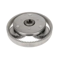 Variklio reduktoriaus komplektas: 3 krumpliaračiai 36T, žiedas 90 mm, saulės krumpliaratis 18 mm, sankaba 88 mm (dešinė)
