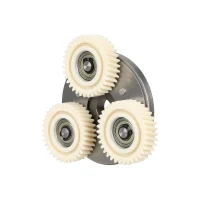 Reduktoriaus komplektas: 3 nailoniniai krumpliaračiai 36T + sankaba 88 mm (dešinė)