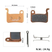 Sukepintos stabdžių trinkelės Xtech / Xiaomi 3 (bronzinės)