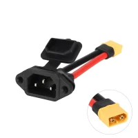 Adapteris XT60 male – C14 maitinimo lizdas, 10 cm (6 mm²)