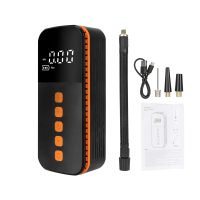Nešiojama elektrinė pompa (juoda-oranžinė)