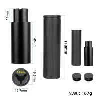 Silikoninis vairo ilgintuvas be žibinto Xiaomi / Ninebot ES (juodas)