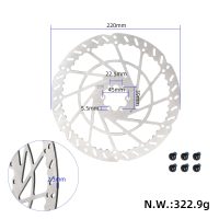 Stabdžių diskas 220 mm, 2,3 mm, 6 skylių
