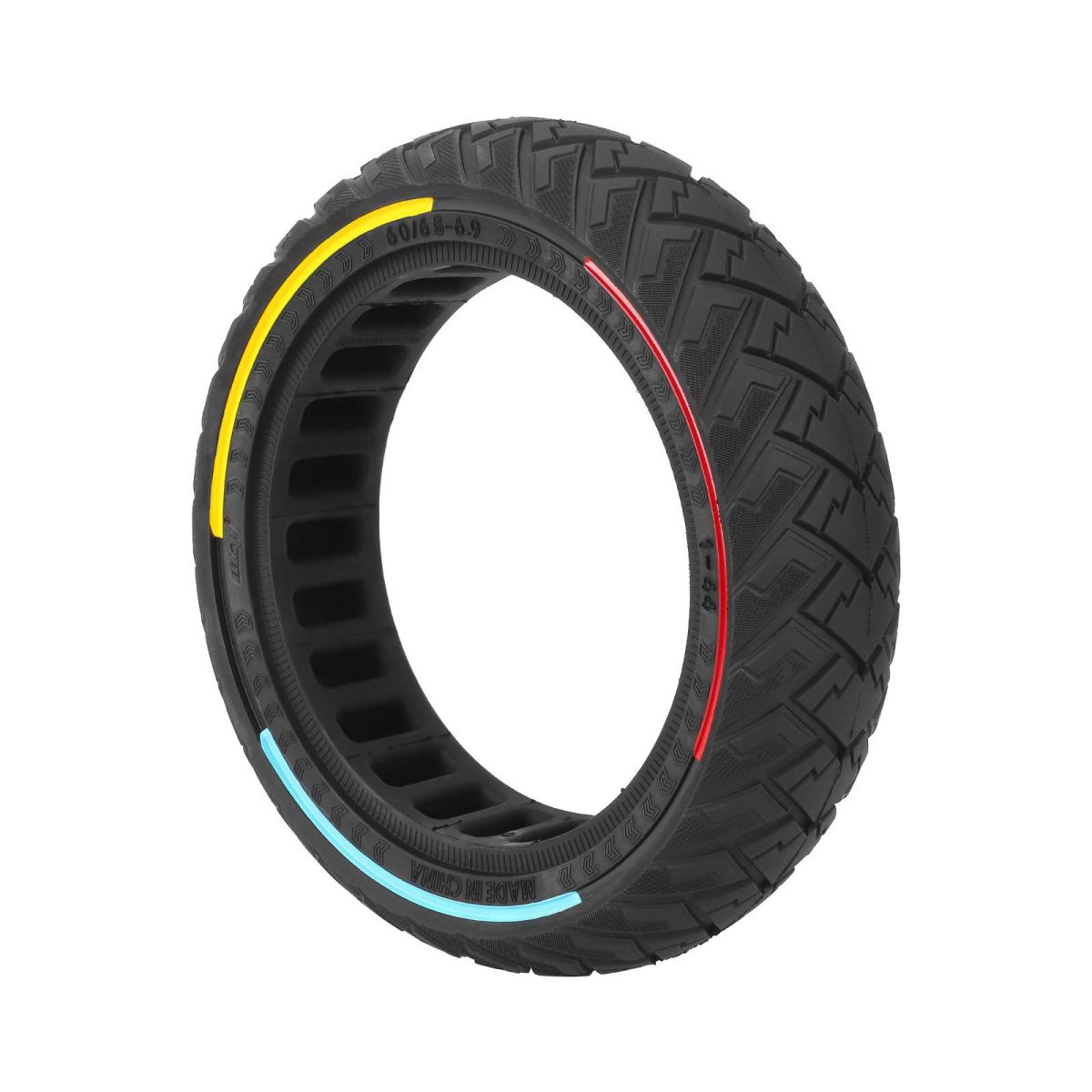 Pilnavidurė off-road padanga 60/65-6.9 su trijų spalvų žiedu
