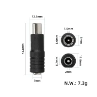 Adapteris DC 2.1 – Xiaomi įkrovimo jungtis