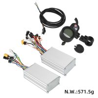Dviejų valdiklių J&P 60V 25A A+B, ekrano ir laidų komplektas