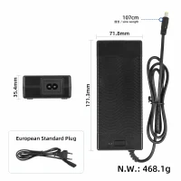 Įkroviklis 58,8V 2A su DC 2.1 jungtimi Kukirin G3 (EU), originalas