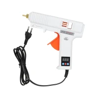 Klijų pistoletas 120W su reguliuojama temperatūra ir ekranu (EU)
