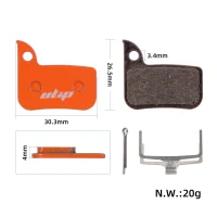 Metalinės stabdžių trinkelės SRAM HRD Red 22 / Force 22 / CX1 (oranžinės)