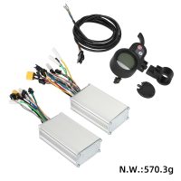 Dviejų valdiklių J&P 52V 25A A+B, ekrano ir laidų komplektas