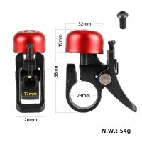 Skambutis Xiaomi M365 / Pro / Pro2 / 1S (juodas-raudonas)