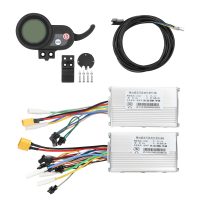 Dviejų valdiklių J&P 52V 25A A+B, ekrano ir laidų komplektas