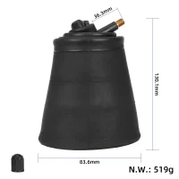 Kamera 4.00-12 su tiesiu ventiliu